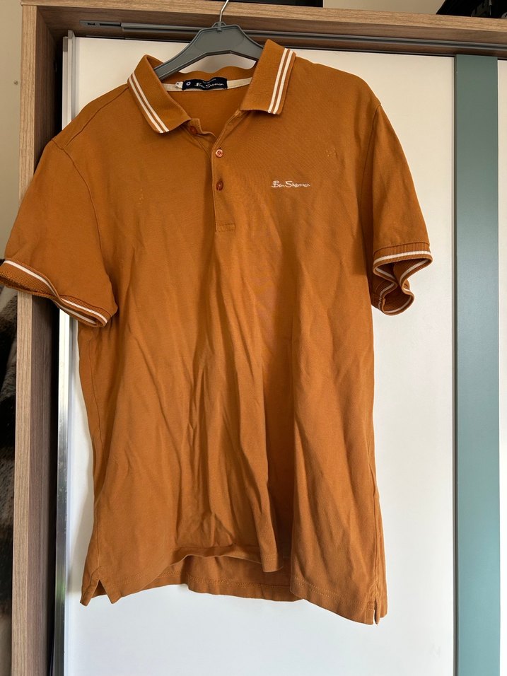 Erkek Parlak Kahverengi Regular Fit Polo Tişört - Görsel 3