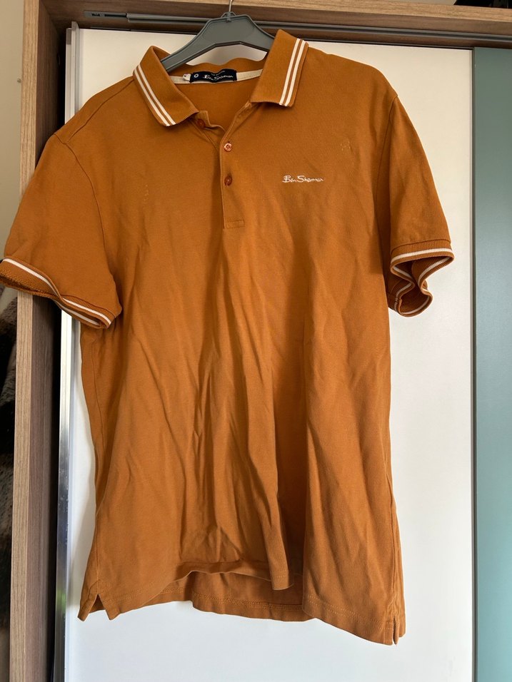 Erkek Parlak Kahverengi Regular Fit Polo Tişört - Görsel 4