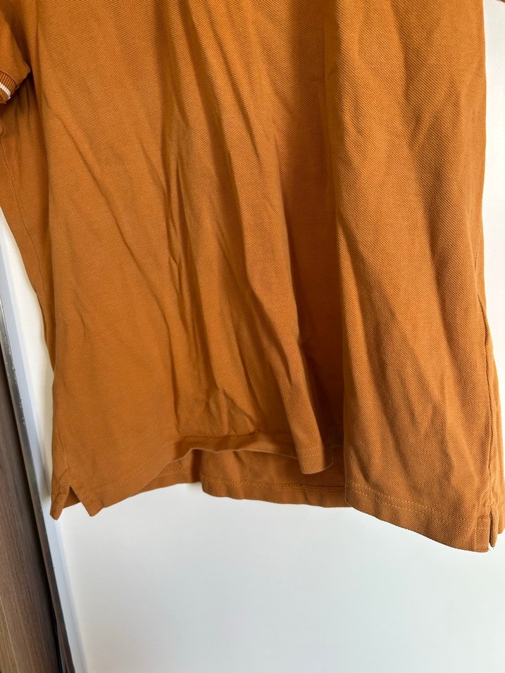 Erkek Parlak Kahverengi Regular Fit Polo Tişört - Görsel 5