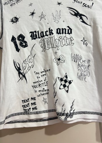 Uzun Kollu Baskılı Deri Bluz - Görsel 9