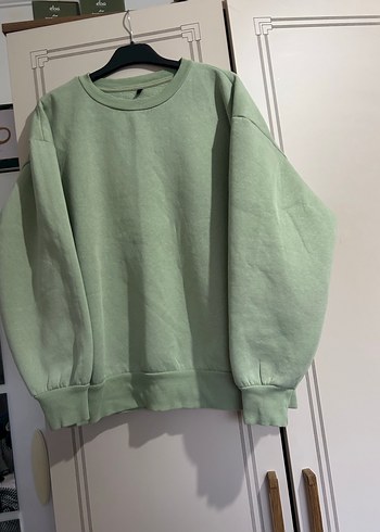 Bej Kadın Salaş Sweatshirt - Görsel 3