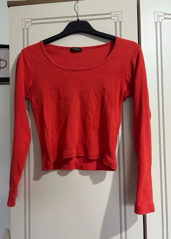 Kırmızı Kadın bluz - Görsel 4
