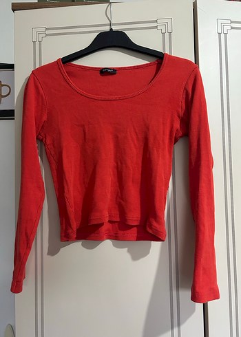 Kırmızı Kadın bluz - Görsel 8