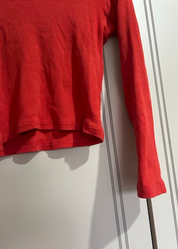 Kırmızı Kadın bluz - Görsel 6