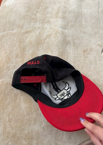 Kırmızı Siyah Chicago Bulls Şapka - Görsel 7