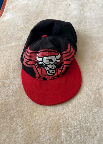 Kırmızı Siyah Chicago Bulls Şapka - Görsel 4