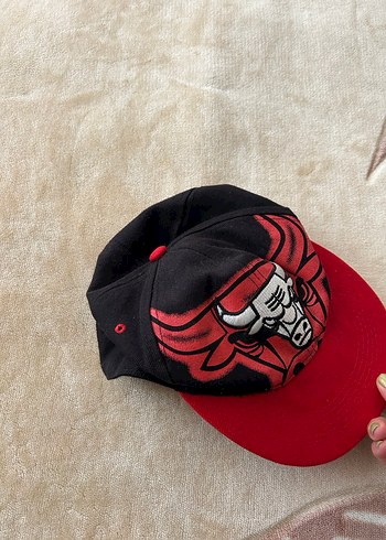 Kırmızı Siyah Chicago Bulls Şapka - Görsel 6