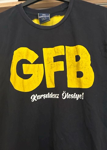 Rahat Kesim Erkek Siyah Tişört GFB Baskılı - Görsel 6