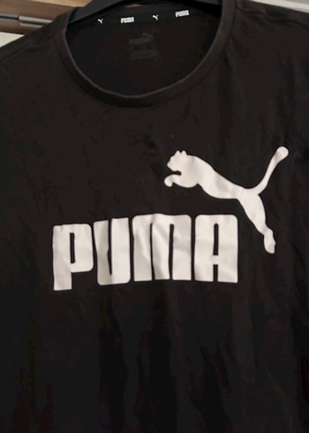 Puma Siyah Baskılı Erkek Tişört - Görsel 5