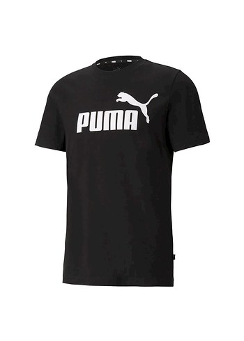 Puma Siyah Baskılı Erkek Tişört - Görsel 2