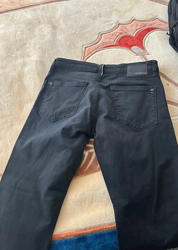 Siyah Erkek Denim Pantolon - Görsel 12