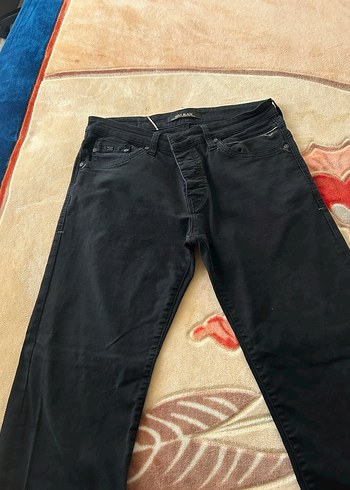 Siyah Erkek Denim Pantolon - Görsel 6