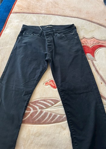 Siyah Erkek Denim Pantolon - Görsel 3