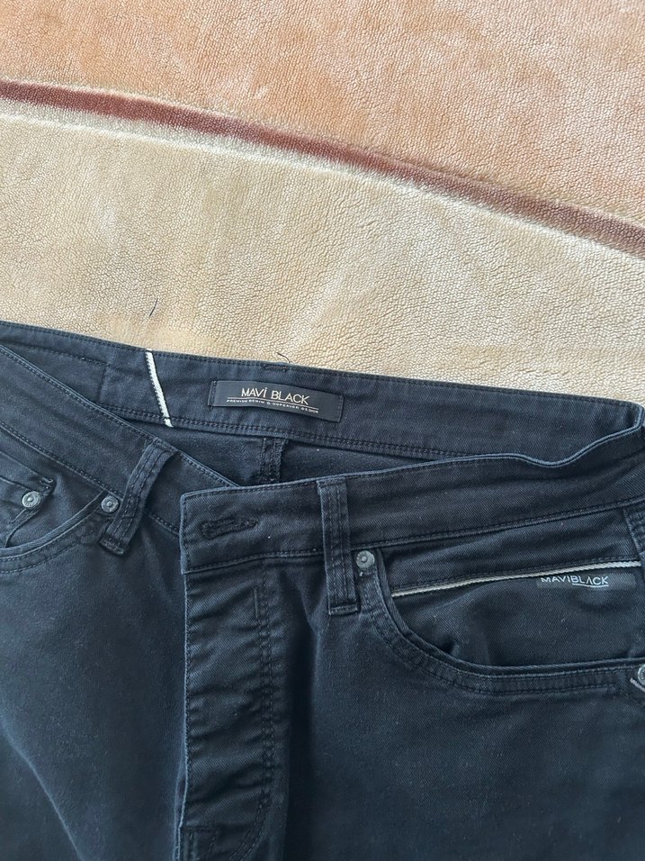 Siyah Erkek Denim Pantolon - Görsel 4