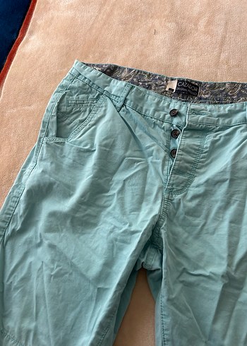 Mavi Pamuklu Erkek Kısa Şort - Görsel 5