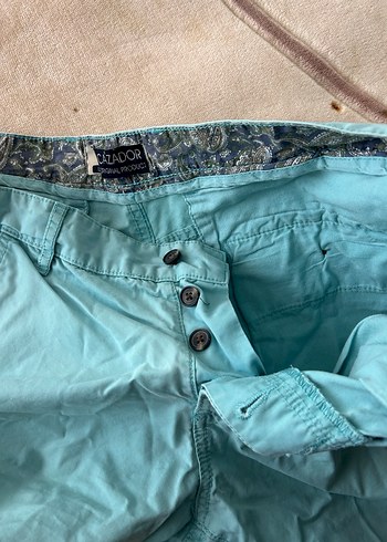 Mavi Pamuklu Erkek Kısa Şort - Görsel 7