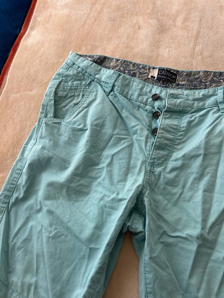 Mavi Pamuklu Erkek Kısa Şort - Görsel 5