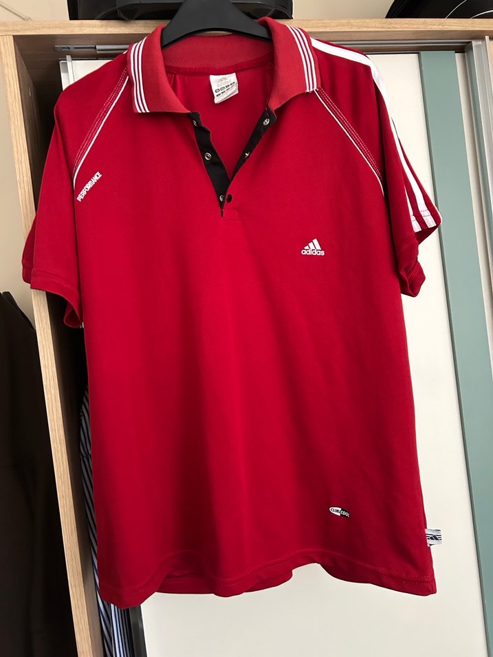 Kırmızı Erkek Polo Tişört - Regular Fit, Kısa Kollu - Görsel 3