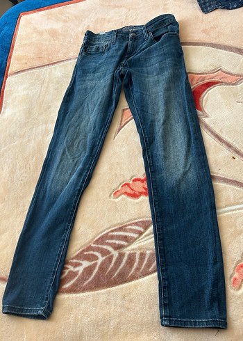 Erkek Mavi Denim Pantolon - Görsel 2