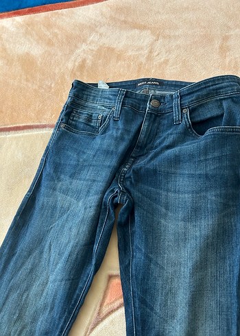 Erkek Mavi Denim Pantolon - Görsel 8