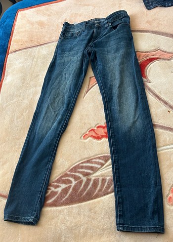 Erkek Mavi Denim Pantolon - Görsel 3