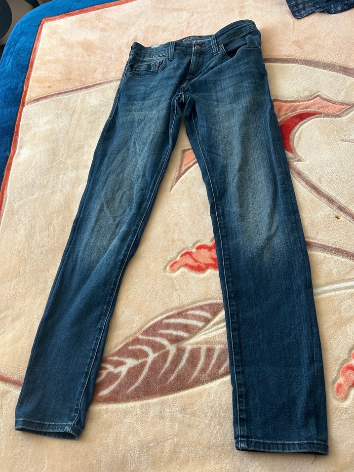 Erkek Mavi Denim Pantolon - Görsel 3