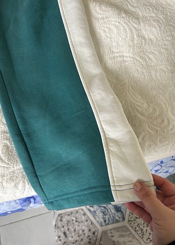 Turkuaz Rahat Kesim Spor Kadın Eşofman - Görsel 9