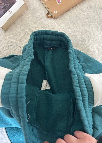 Turkuaz Rahat Kesim Spor Kadın Eşofman - Görsel 12