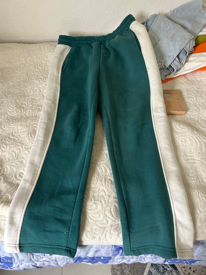 Turkuaz Rahat Kesim Spor Kadın Eşofman - Görsel 5