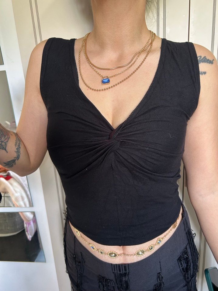 Siyah bluz - Görsel 3