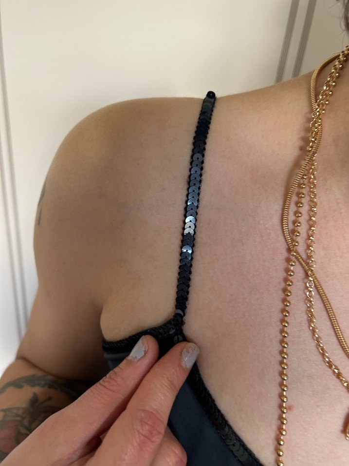 Gri İnce Askılı Kadın Atlet - Görsel 4