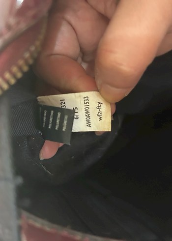 Bordo Deri Tokalı Kadın Çanta - Görsel 5