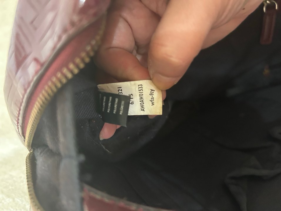 Bordo Deri Tokalı Kadın Çanta - Görsel 5