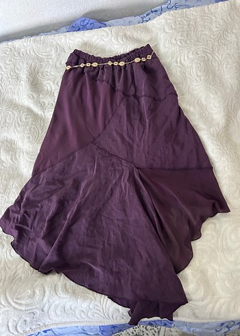 Mor Uzun Salaş Kadın Etek - Görsel 11