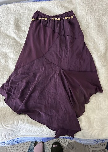 Mor Uzun Salaş Kadın Etek - Görsel 10