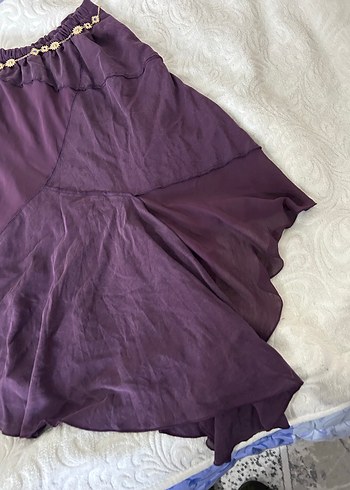 Mor Uzun Salaş Kadın Etek - Görsel 14