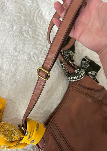 Fermuarlı Deri Kadın Çanta - Görsel 10