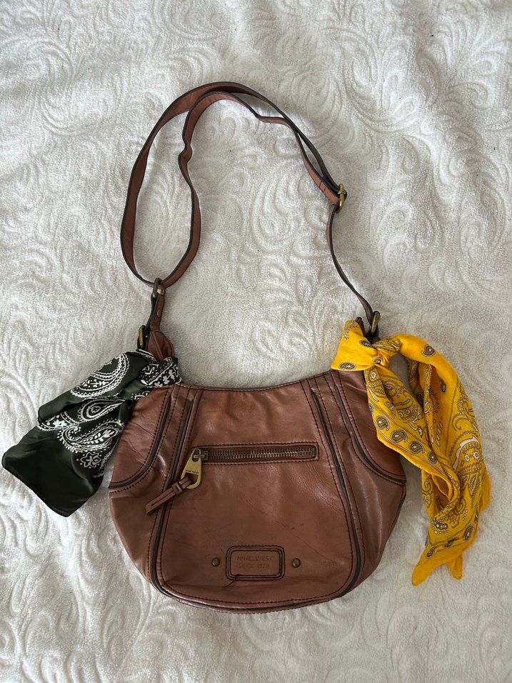 Fermuarlı Deri Kadın Çanta - Görsel 3