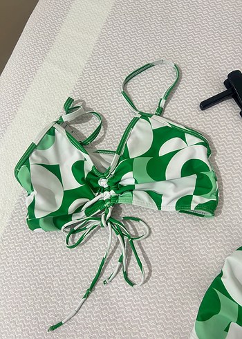 Yeşil  Üç Parçalı Plaj Takımı - Görsel 8