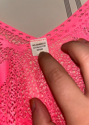 Pembe Dantel Detaylı Bohem Uzun Ponço - Görsel 7