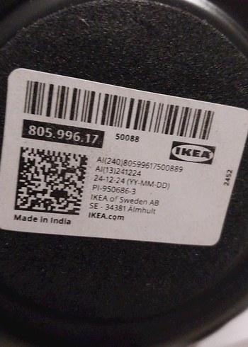 ikea halloween metal kabak mumluk seti - Görsel 2