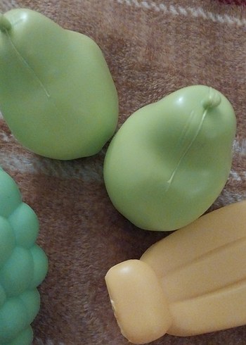 sert plastik meyve oyuncak - Görsel 2