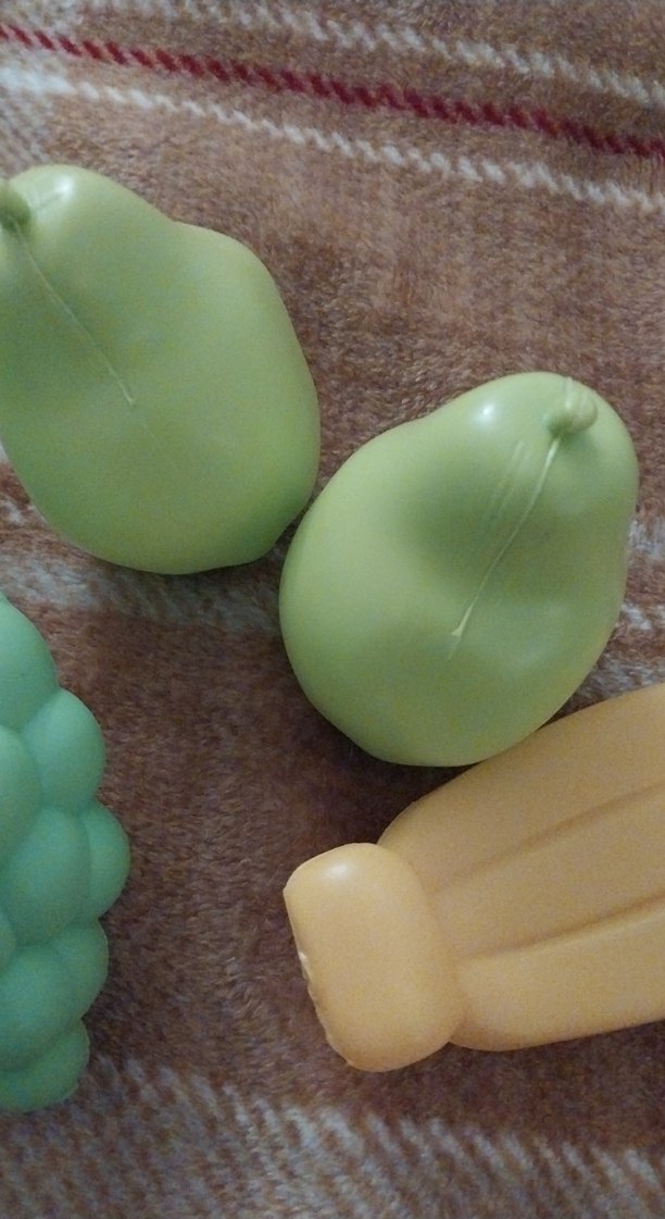sert plastik meyve oyuncak - Görsel 2