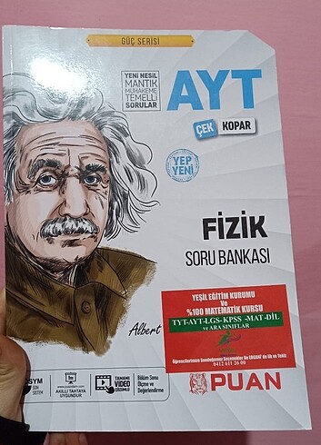 Puan yayınları ayt fizik soru Bankası 