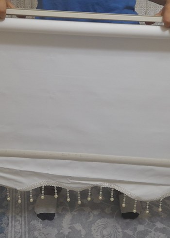 Beyaz Parlak Stor Perde - Görsel 2