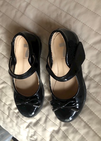 Kız Çocuk Beyaz Tokalı Babet Ayakkabı - Görsel 6