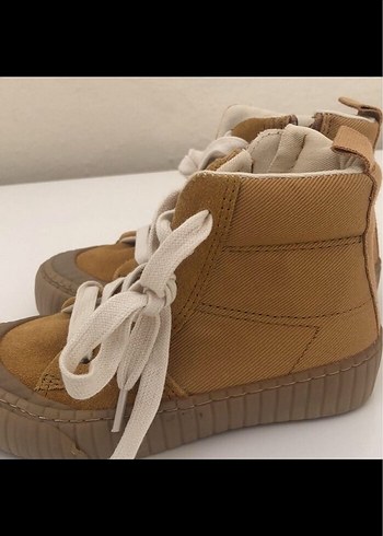 Süet Bej unisex çocuk botu - Görsel 3