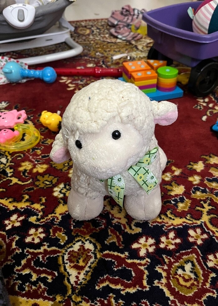 Şirine ve kuzu peluş oyuncak - Görsel 3