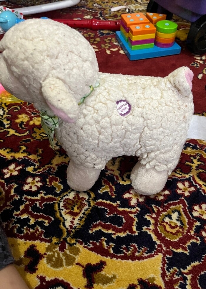 Şirine ve kuzu peluş oyuncak - Görsel 4