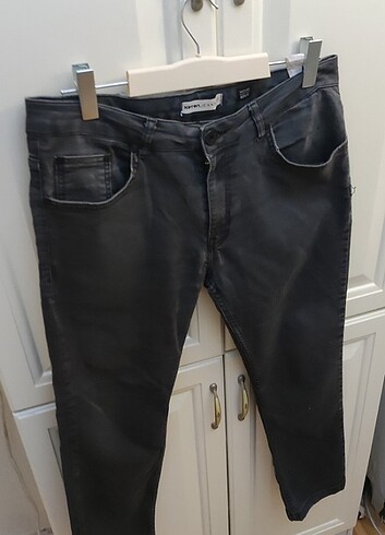 33 Beden Koton Jeans Micheal model 33/32 siyah kot